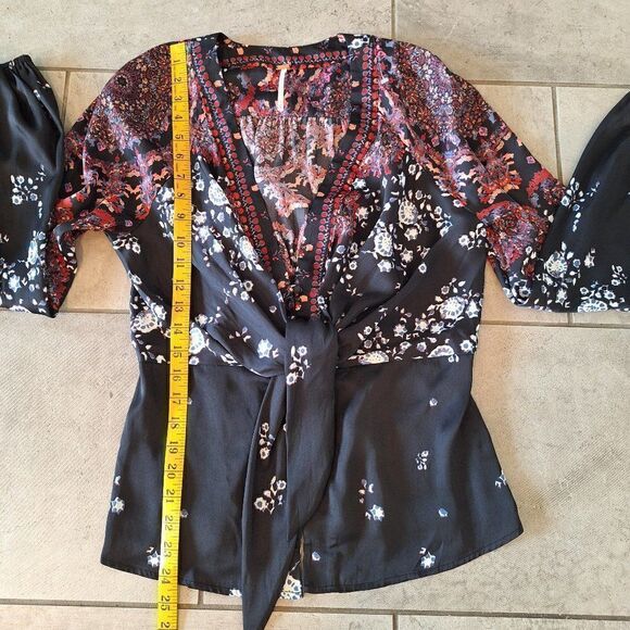 Free‎ people women’s floral top size M - Picture 5 of 7